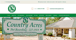 Desktop Screenshot of countryacresresort.com